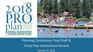 Planning Commission Final Draft Comp Plan Amendment Review