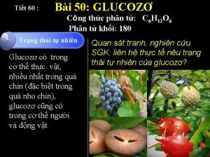 Tit 60 Bi 50 GLUCOZ Cng thc phn