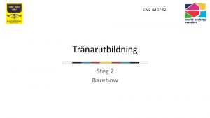 CM 2 sid 37 52 Trnarutbildning Steg 2