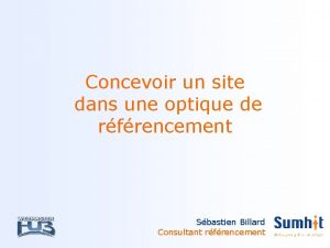 Concevoir un site dans une optique de rfrencement