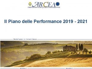 Il Piano delle Performance 2019 2021 03092021 1