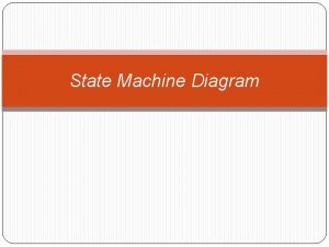 State Machine Diagram State Machine Diagram State Machine