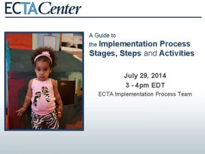 A Guide to the Implementation Process Stages Steps