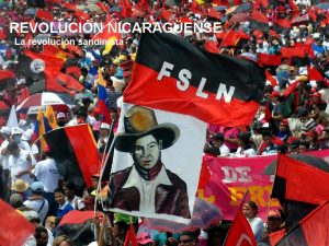 REVOLUCIN NICARAGENSE La revolucin sandinista El artfice Augusto