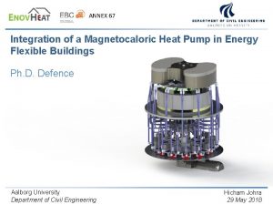 Integration of a Magnetocaloric Heat Pump in Energy