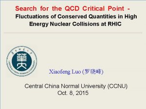 Search for the QCD Critical Point Fluctuations of