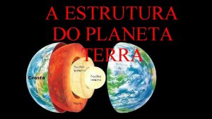 A ESTRUTURA DO PLANETA TERRA PLANETA TERRA 150