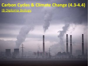 Carbon Cycles Climate Change 4 3 4 4