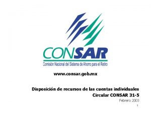 www consar gob mx Disposicin de recursos de