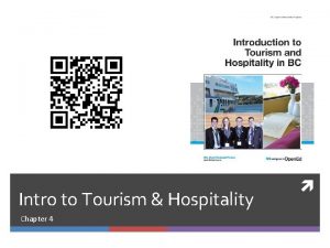 Intro to Tourism Hospitality Chapter 4 Copyright Introduction