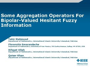 Some Aggregation Operators For BipolarValued Hesitant Fuzzy Information