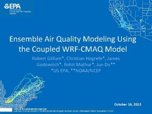 Ensemble Air Quality Modeling Using the Coupled WRFCMAQ
