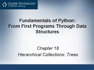 Fundamentals of Python From First Programs Through Data