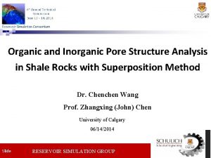Organic and Inorganic Pore Structure Analysis in Shale