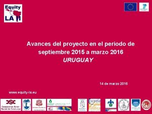 Avances del proyecto en el periodo de septiembre