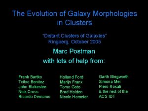 The Evolution of Galaxy Morphologies in Clusters Distant