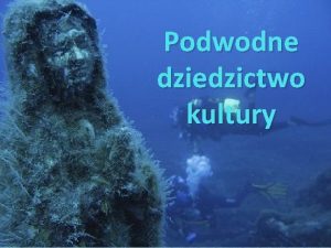 Podwodne dziedzictwo kultury Podwodne dziedzictwo kultury to og