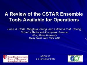 A Review of the CSTAR Ensemble Tools Available
