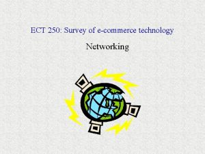 ECT 250 Survey of ecommerce technology Networking Networking