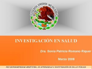 Red Iberoamericana Ministerial de Aprendizaje e Investigacin en