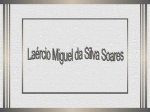 O artista plstico Larcio Miguel da Silva Soares