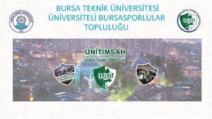 BURSA TEKNK NVERSTES NVERSTEL BURSASPORLULAR TOPLULUU TPLK Logo