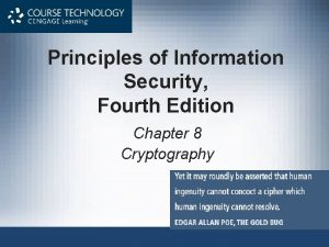 Principles of Information Security Fourth Edition Chapter 8