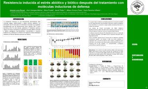 Resistencia inducida al estrs abitico y bitico despus