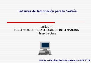 Sistemas de Informacin para la Gestin Unidad 4