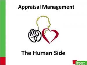 Appraisal Management The Human Side Human Approach Event