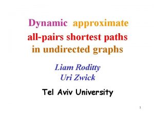 Dynamic approximate allpairs shortest paths in undirected graphs