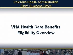 Veterans Health Administration Chief Business Office VHA Health