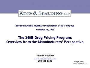 Second National Medicare Prescription Drug Congress October 31