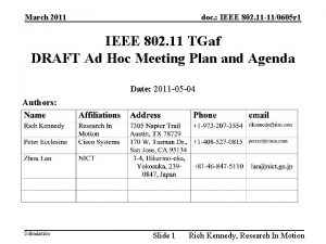 March 2011 doc IEEE 802 11 110605 r