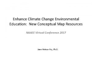 Enhance Climate Change Environmental Education New Conceptual Map