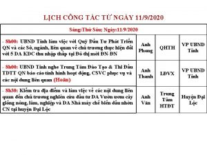 LCH CNG TC T NGY 1192020 Sng Th