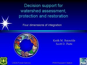 Decision support for watershed assessment protection and restoration