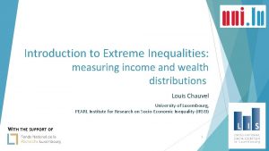 Introduction to Extreme Inequalities measuring income and wealth