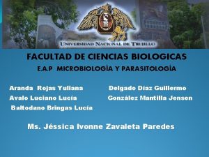 FACULTAD DE CIENCIAS BIOLOGICAS E A P MICROBIOLOGA
