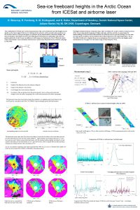 Seaice freeboard heights in the Arctic Ocean from