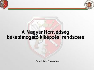 A Magyar Honvdsg bketmogat kikpzsi rendszere Drt Lszl