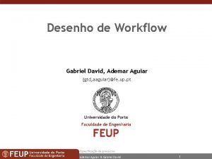 Desenho de Workflow Gabriel David Ademar Aguiar gtd