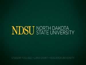 NDSU Export Controls Training Research Integrity and Compliance