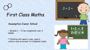 First Class Maths Assumption Junior School Module 1