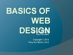 BASICS OF WEB DESIGN Chapter 3 Web Design