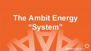 The Ambit Energy System Written List of Prospects