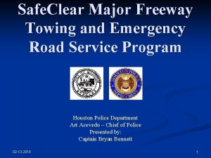 Safe Clear Major Freeway Towing and Emergency Road