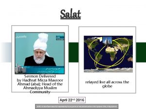 Salat Sermon Delivered by Hadhrat Mirza Masroor Ahmad