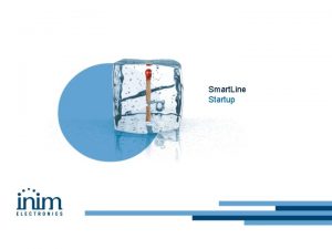 Smart Line Startup Initial Wiring Smart Line Cableado