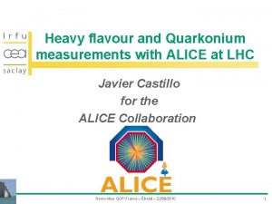 Heavy flavour and Quarkonium measurements with ALICE at